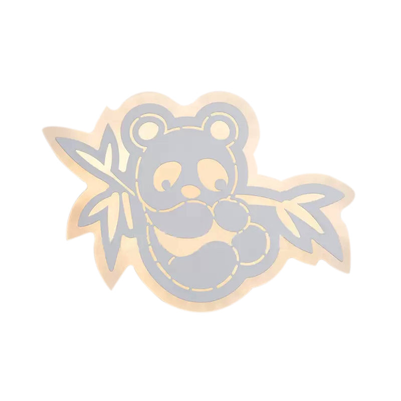 Vivolux | Kid Schlafzimmer Panda Wandlampe Acryl Modern Niedlich Weiße LED Wandlampe