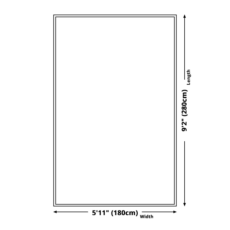 Vivolux | Dunkle Farbe Minimalistische Innenmatte Polypropylen Abstrakte Teppich mit Linien Pflegeleicht Rutschfeste Teppich für Zimmer