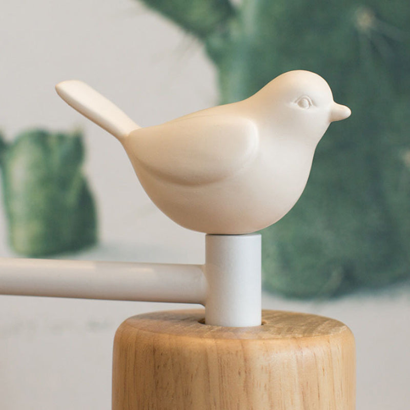 Vivolux | NordicDome - Metall und Holz Wandlampe mit Vogel für das Kinderzimmer