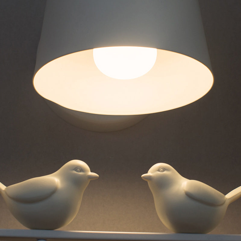 Vivolux | Nordic Trapezium Shade Wandlamp Metaal 1 Lamp Sconces Licht met Vogel voor Restaurant