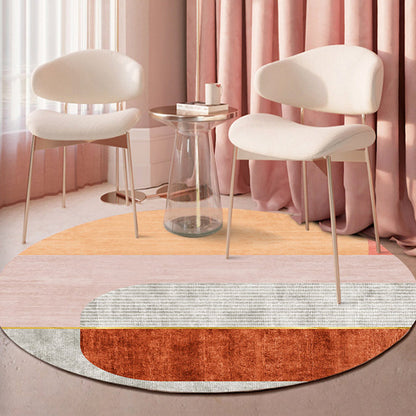 Vivolux | Indoor Rinderteppich mehrfarbig Polyester mit Farbblockdesign haustierfreundlicher Neuheitsstil Teppich