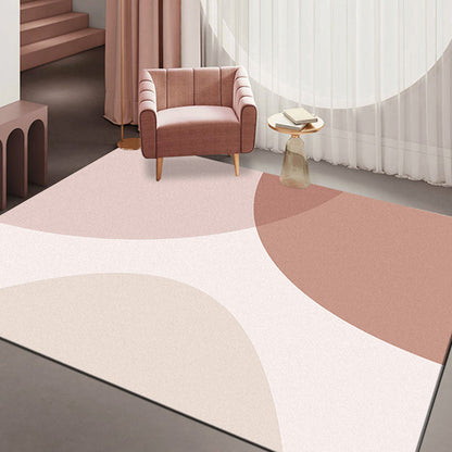 Vivolux | Minimalismus Parlor Teppich Multi-Farbe Farbblock Innen Teppich Polyester Anti-Rutsch Rücken Maschinenwaschbar Teppich
