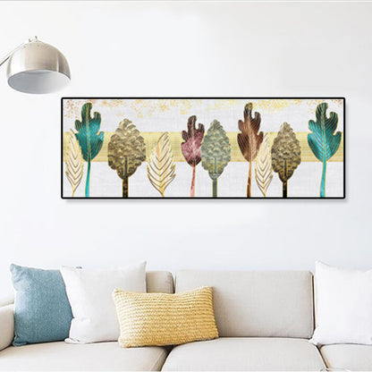 Vivolux | Texturiertes Stillleben Zeichnung Wandkunst Leinwand Nordischer Stil Wanddekoration für das Wohnzimmer
