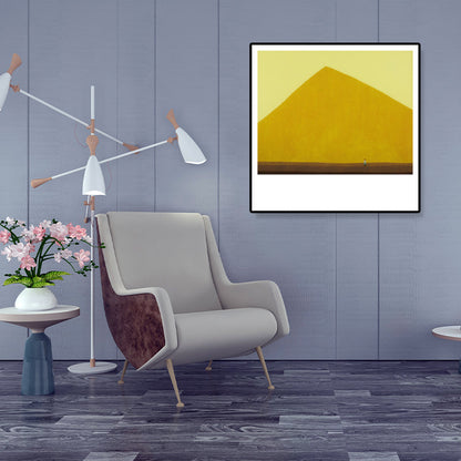 Vivolux | Weiches Feld Landschaftsmalerei Pop Art Texturiertes Leinwanddruck für Raum, Mehrere Größenoptionen