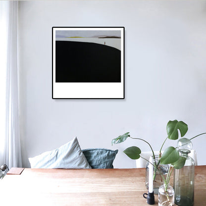 Vivolux | Pop Art Landschaftsmalerei Leinwand Texturiert Pastellfarben Wanddekoration für das Wohnzimmer