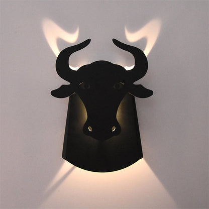 Vivolux | Metalen Ox Wandlamp Moderne Geïntegreerde Led Binnen Wandlamp voor Woonkamer