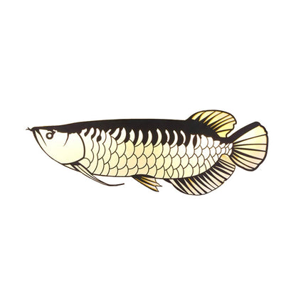 Vivolux | Fischförmige Kindergarten Wandlampe Acryl Kreative LED Wandlampe in Schwarz