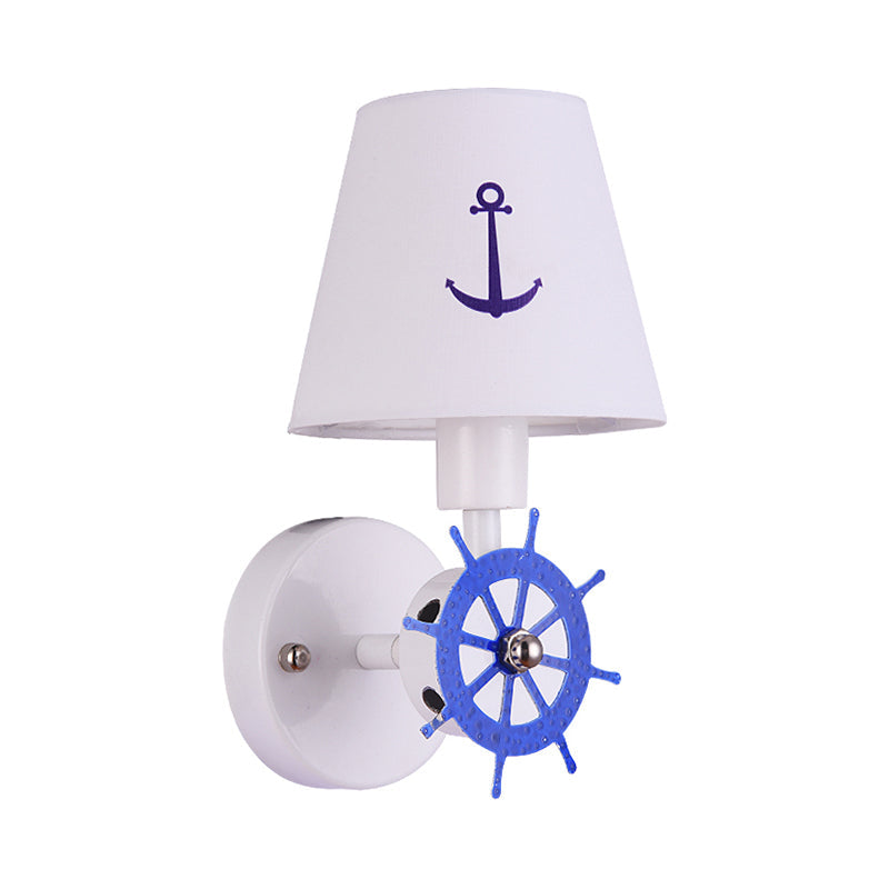 Vivolux | Seaside Anker Wandlamp Metalen Wandlamp in Wit voor Kinder Slaapkamer