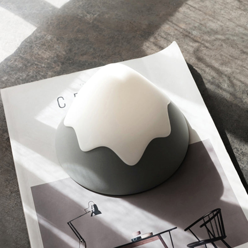 Vivolux | Nachttisch Flur Kegeltischlampe Metall Nordischer Stil Macaron Farbige LED Nachtlampe