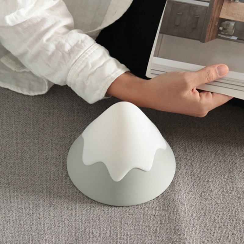 Vivolux | Nachttisch Flur Kegeltischlampe Metall Nordischer Stil Macaron Farbige LED Nachtlampe