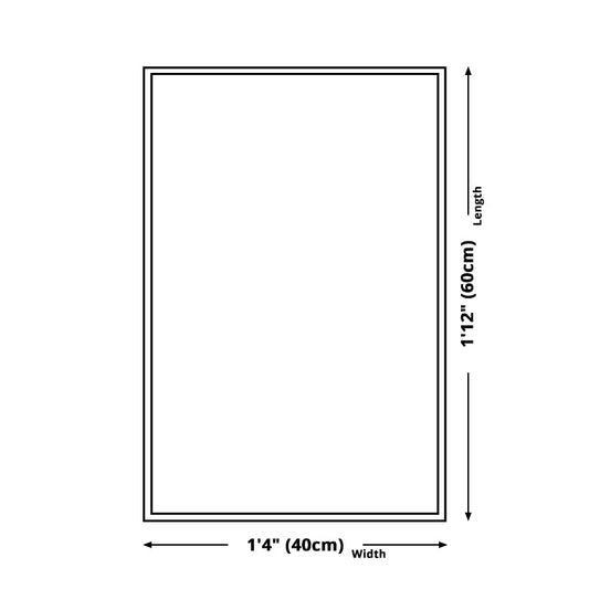 Vivolux | Blauer Schlafzimmerteppich Moderner Geometrischer Sechseckmusterbereichsteppich Polyester Maschinenwaschbarer Teppich
