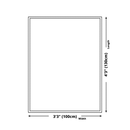 Vivolux | Blauwe Kinderkamer Tapijt Kinderen Schaakbord Patroon Tapijt Polyester Wasbaar Antislip Onderkant Huisdiervriendelijk Vloerkleed