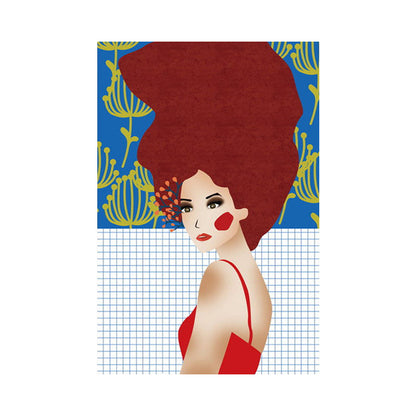 Vivolux | Blush Maiden Wandkunst Dekor Pastellfarbe Leinwandmalerei, Texturiert, Mehrere Größen