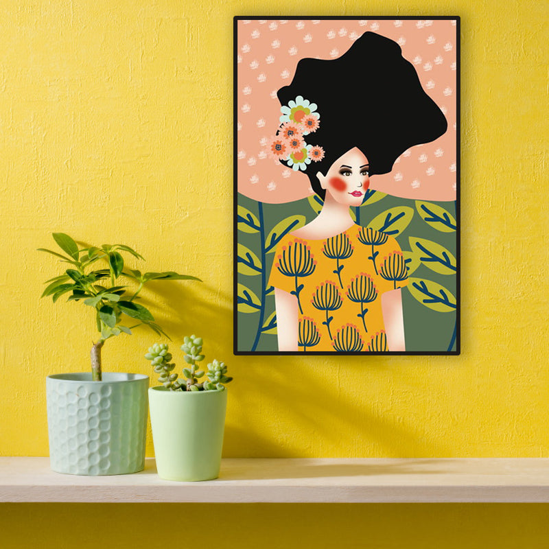 Vivolux | Blush Maiden Wandkunst Dekor Pastellfarbe Leinwandmalerei, Texturiert, Mehrere Größen