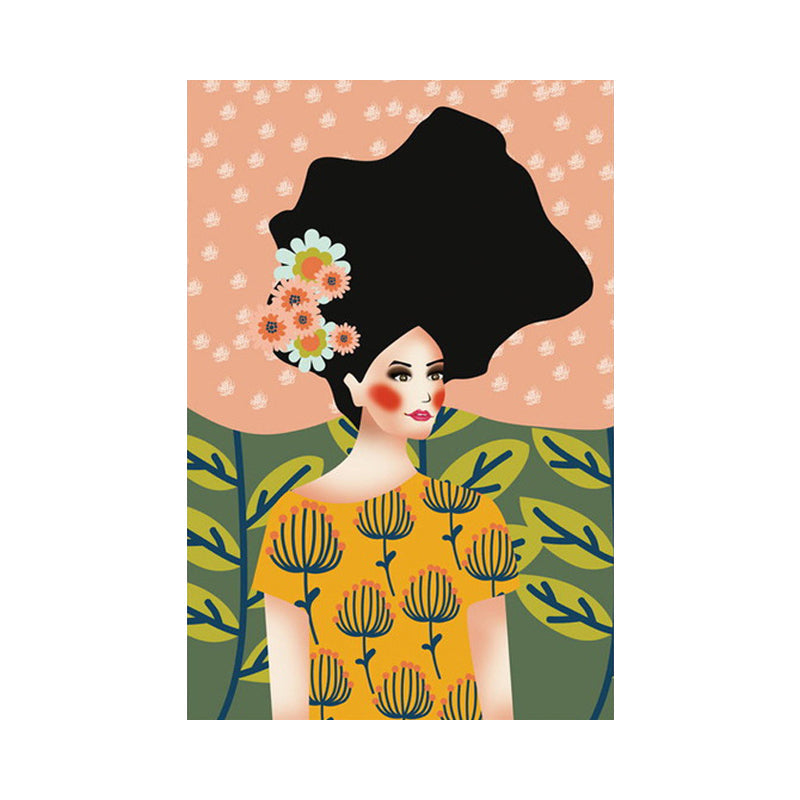 Vivolux | Blush Maiden Wandkunst Dekor Pastellfarbe Leinwandmalerei, Texturiert, Mehrere Größen