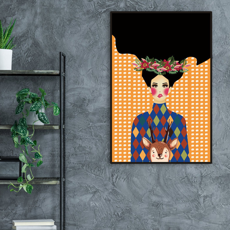 Vivolux | Blush Maiden Wandkunst Dekor Pastellfarbe Leinwandmalerei, Texturiert, Mehrere Größen