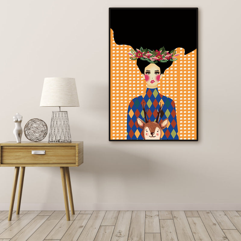 Vivolux | Blush Maiden Wandkunst Dekor Pastellfarbe Leinwandmalerei, Texturiert, Mehrere Größen