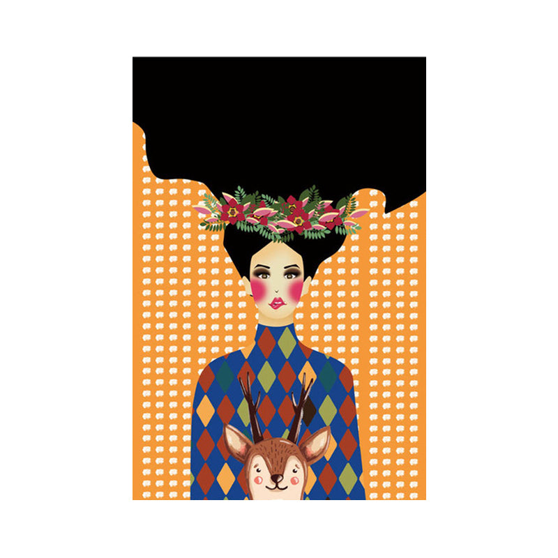 Vivolux | Blush Maiden Wandkunst Dekor Pastellfarbe Leinwandmalerei, Texturiert, Mehrere Größen