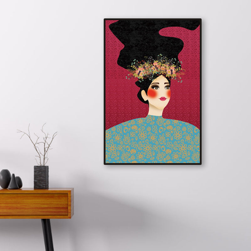 Vivolux | Blush Maiden Wandkunst Dekor Pastellfarbe Leinwandmalerei, Texturiert, Mehrere Größen