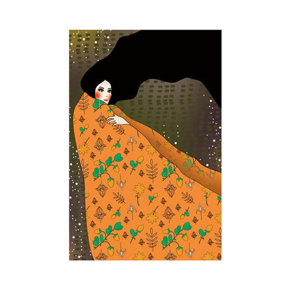 Vivolux | Blush Maiden Wandkunst Dekor Pastellfarbe Leinwandmalerei, Texturiert, Mehrere Größen