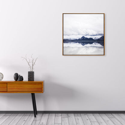 Vivolux | Weiche Farbanpassung Zeitgenössische Wandkunst Foto Weite Ozeanansicht Leinwanddruck für das Arbeitszimmer
