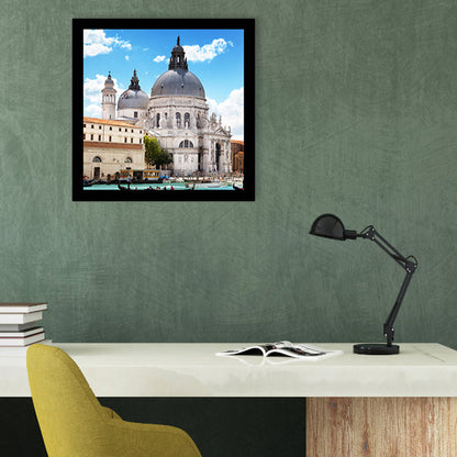 Vivolux | Lichtfarben Architektur Kunstdruck Landmark Global Inspiriert Texturiert Leinwand für Wohnzimmer