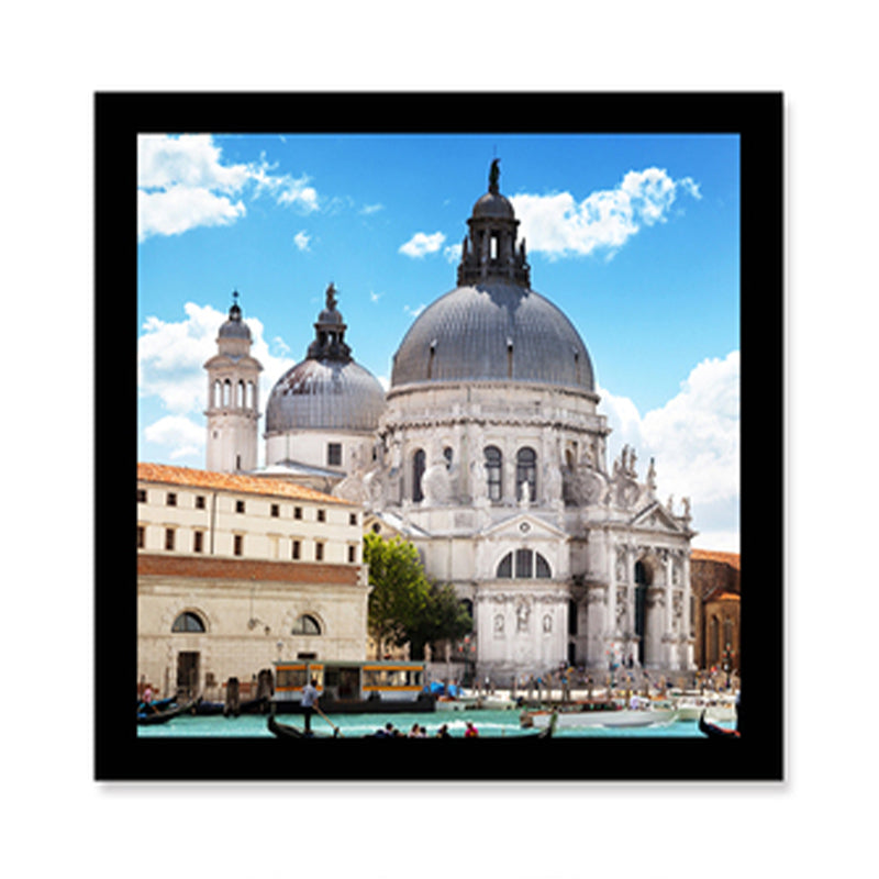 Vivolux | Lichtfarben Architektur Kunstdruck Landmark Global Inspiriert Texturiert Leinwand für Wohnzimmer