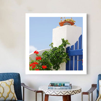 Vivolux | Lichtfarben Architektur Kunstdruck Landmark Global Inspiriert Texturiert Leinwand für Wohnzimmer