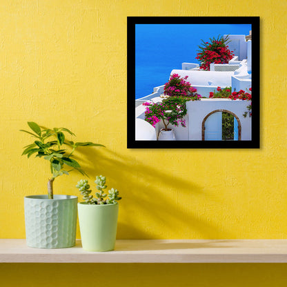 Vivolux | Lichtfarben Architektur Kunstdruck Landmark Global Inspiriert Texturiert Leinwand für Wohnzimmer