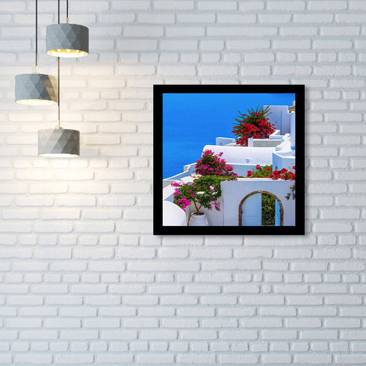 Vivolux | Lichtfarben Architektur Kunstdruck Landmark Global Inspiriert Texturiert Leinwand für Wohnzimmer