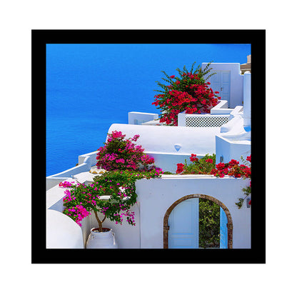 Vivolux | Lichtfarben Architektur Kunstdruck Landmark Global Inspiriert Texturiert Leinwand für Wohnzimmer