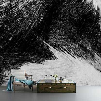 Vivolux | Illustratie Borstelslag Muurdecoratie Gigantische Wandbedekking voor Eetkamer, Aangepast