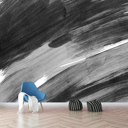 Vivolux | Illustratie Borstelslag Muurdecoratie Gigantische Wandbedekking voor Eetkamer, Aangepast