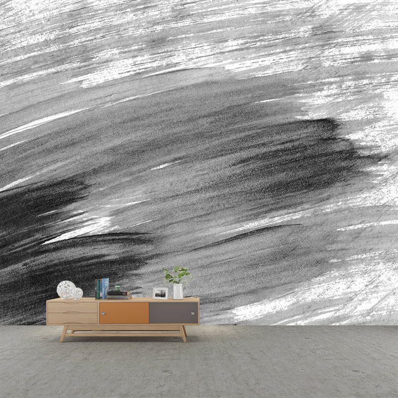 Vivolux | Illustratie Borstelslag Muurdecoratie Gigantische Wandbedekking voor Eetkamer, Aangepast