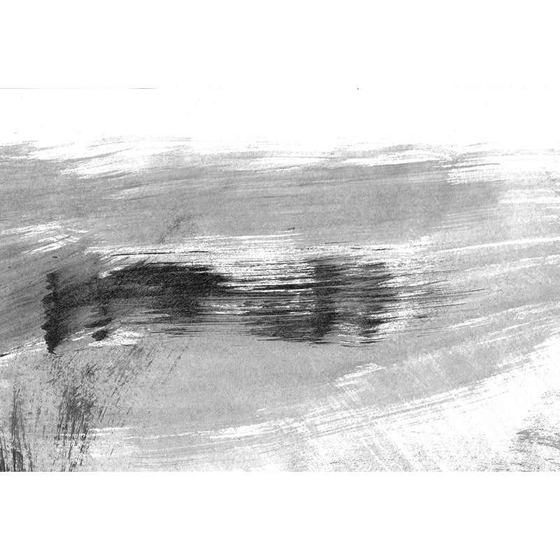 Vivolux | Giant Contemporary Wall Mural Schwarzes Pinselstrichmuster Wanddekoration, Individuell bedruckt