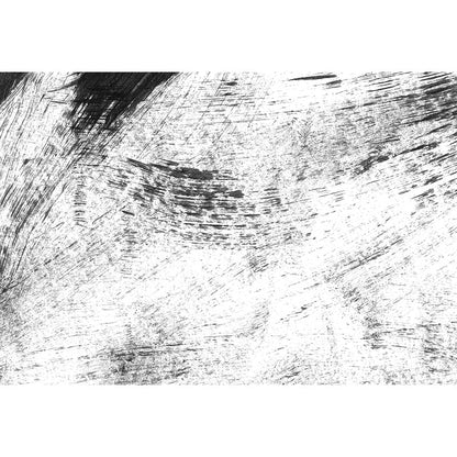 Vivolux | Giant Contemporary Wall Mural Schwarzes Pinselstrichmuster Wanddekoration, Individuell bedruckt