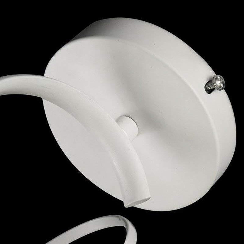 Vivolux | Kids Weiße Wandlampe Bare Bulb 1 Kopf Metall Wandlicht mit Kristallperle für Flur