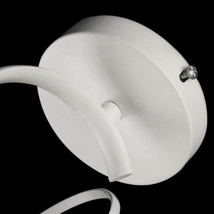 Vivolux | Kids Weiße Wandlampe Bare Bulb 1 Kopf Metall Wandlicht mit Kristallperle für Flur