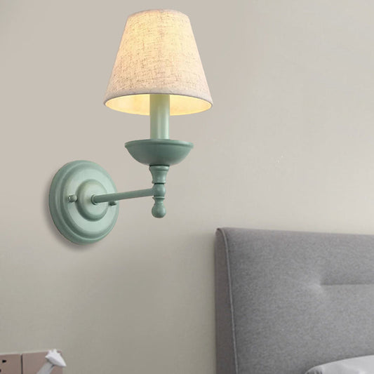 Vivolux | Tapered Shade Corridor Wandlamp Metaal 1 Licht Nordic Stijl Wandlamp in Groen