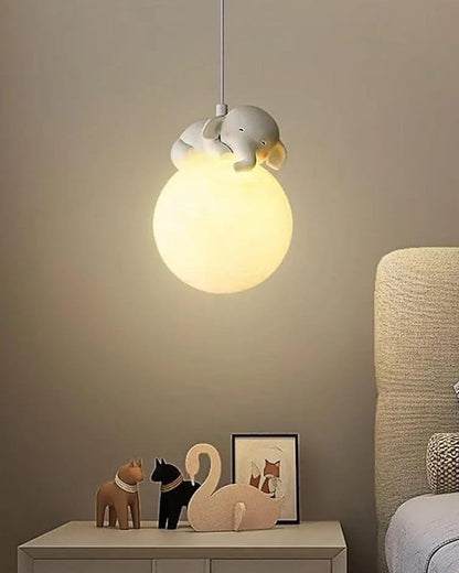 Vivolux | Niedliche tierförmige Mondanhängerlampe - Elefant
