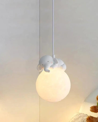 Vivolux | Niedliche tierförmige Mondanhängerlampe - Elefant