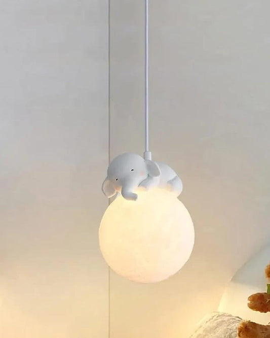 Vivolux | Niedliche tierförmige Mondanhängerlampe - Elefant