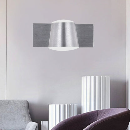 Vivolux | Getailleerde Woonkamer Vanity Wandlamp Eenvoudige Stijl Metaal 1/2/3 Koppen Zilveren Wandlicht Armatuur in Warm/Wit Licht
