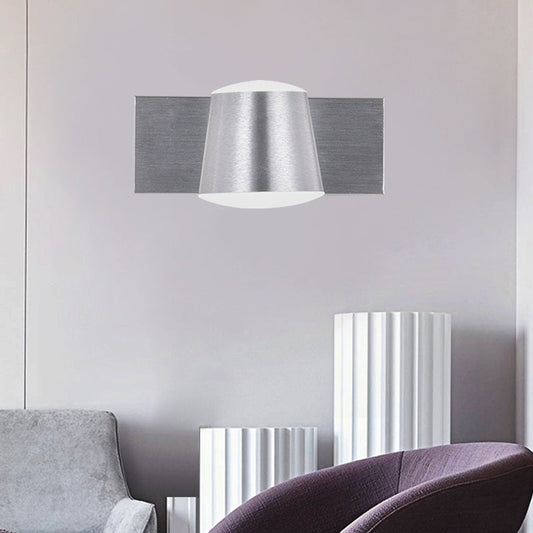 Vivolux | Getailleerde Woonkamer Vanity Wandlamp Eenvoudige Stijl Metaal 1/2/3 Koppen Zilveren Wandlicht Armatuur in Warm/Wit Licht