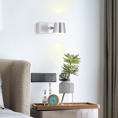 Vivolux | Getailleerde Woonkamer Vanity Wandlamp Eenvoudige Stijl Metaal 1/2/3 Koppen Zilveren Wandlicht Armatuur in Warm/Wit Licht