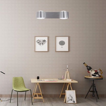Vivolux | Getailleerde Woonkamer Vanity Wandlamp Eenvoudige Stijl Metaal 1/2/3 Koppen Zilveren Wandlicht Armatuur in Warm/Wit Licht