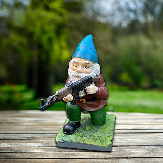 Vivolux | Militärischer Gartenzwerg mit Tarnuniform