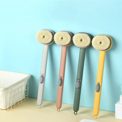 Vivolux | Lange Griff abnehmbarer Bad Massagebürste