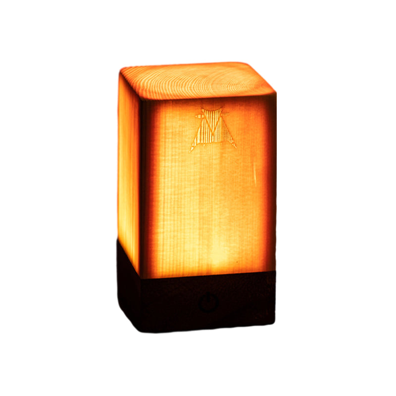 Vivolux | LumiWood – LED-Tischleuchte mit Akku und Touch-Steuerung