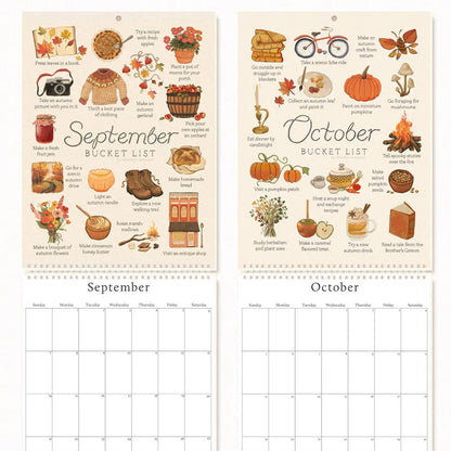 2025 Bucket List Kalender